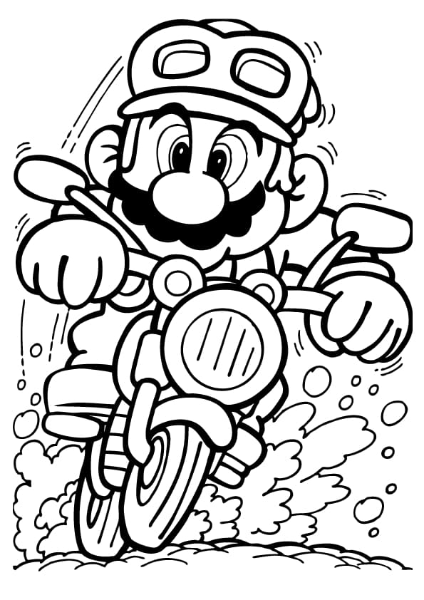 150+ Fun and Free Mario Coloring Pages for Kids 65