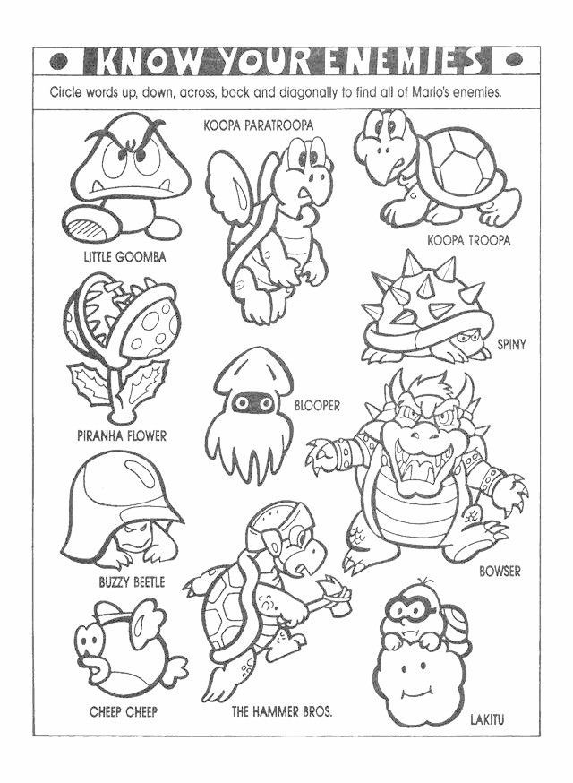 150+ Fun and Free Mario Coloring Pages for Kids 72