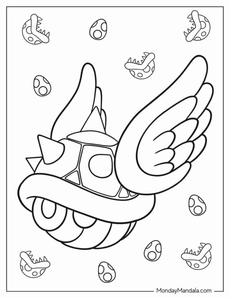 150+ Fun and Free Mario Coloring Pages for Kids 80