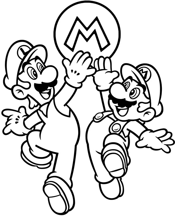 150+ Fun and Free Mario Coloring Pages for Kids 81