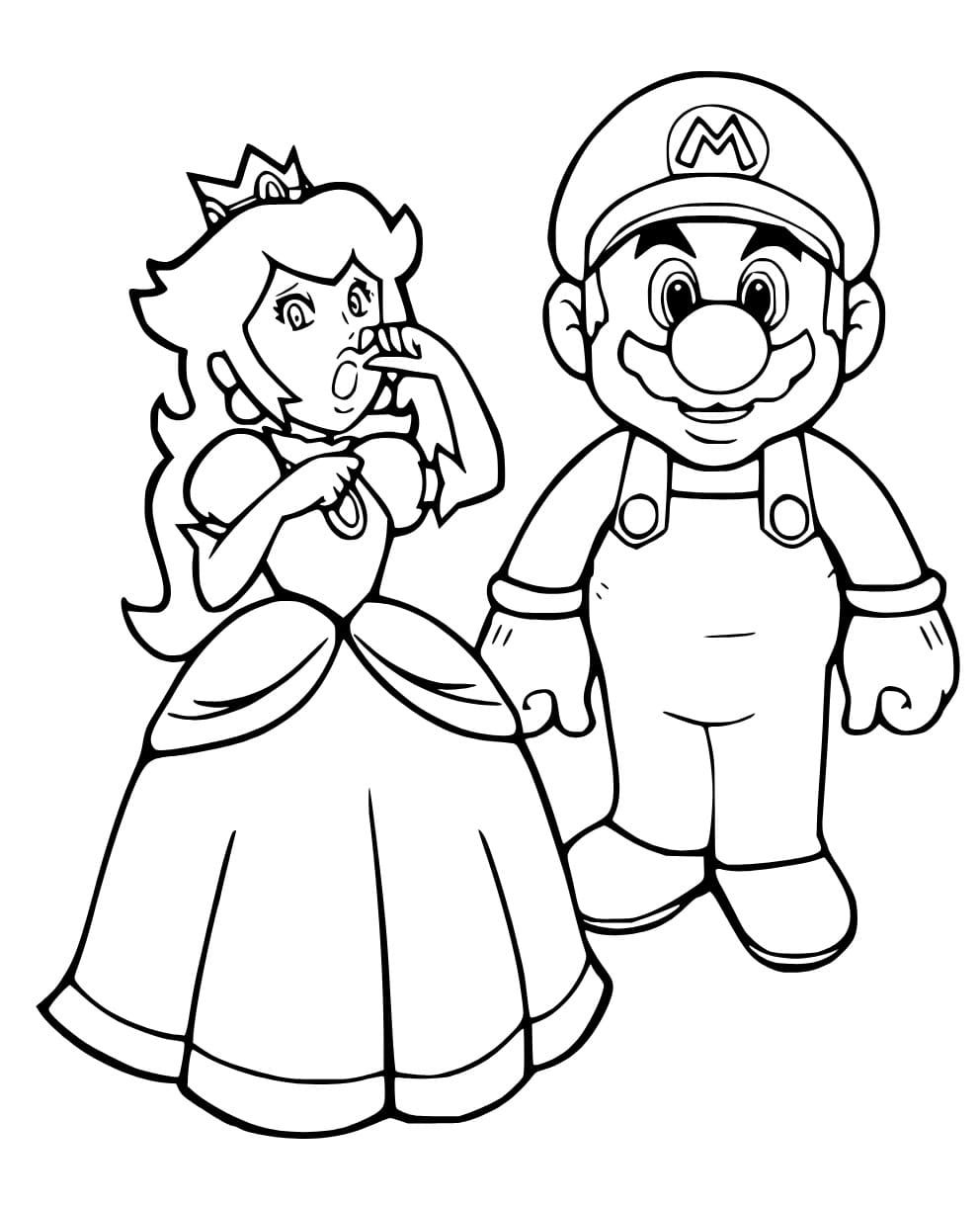 150+ Fun and Free Mario Coloring Pages for Kids 87