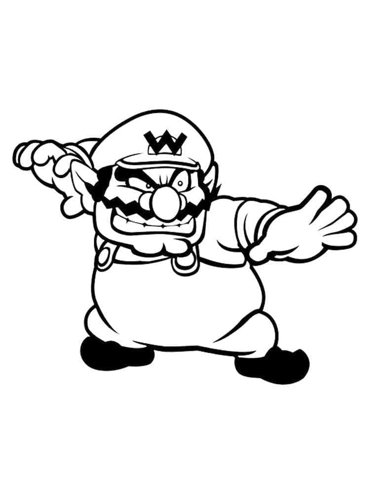 150+ Fun and Free Mario Coloring Pages for Kids 91