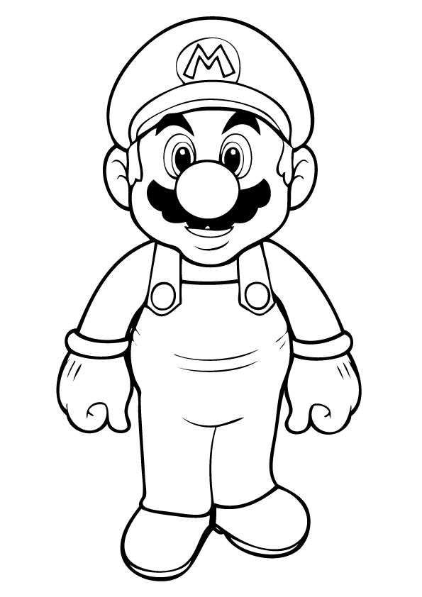 150+ Fun and Free Mario Coloring Pages for Kids 98