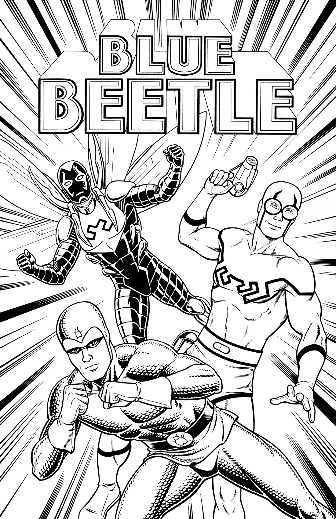 45 Blue Beetle Coloring Pages Free Printables 136