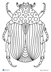 45 Blue Beetle Coloring Pages Free Printables 18