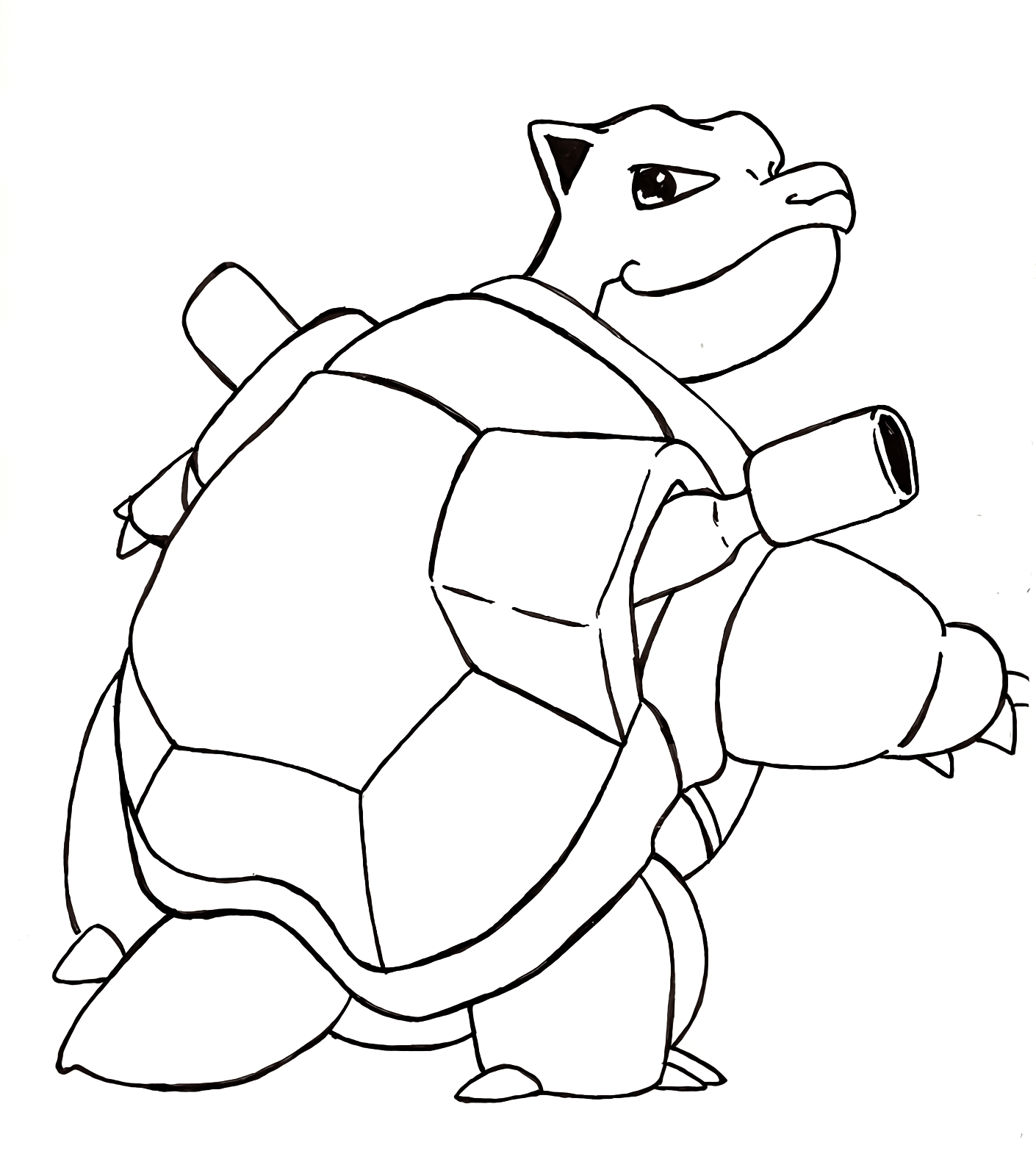 50 Blastoise Pokemon Coloring Pages That Will Blow Your Mind 1