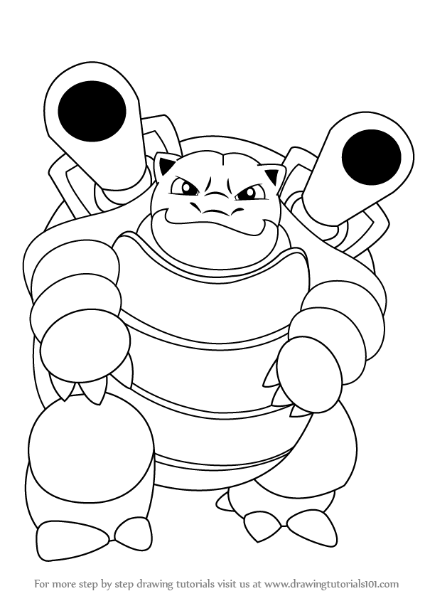 50 Blastoise Pokemon Coloring Pages That Will Blow Your Mind 10