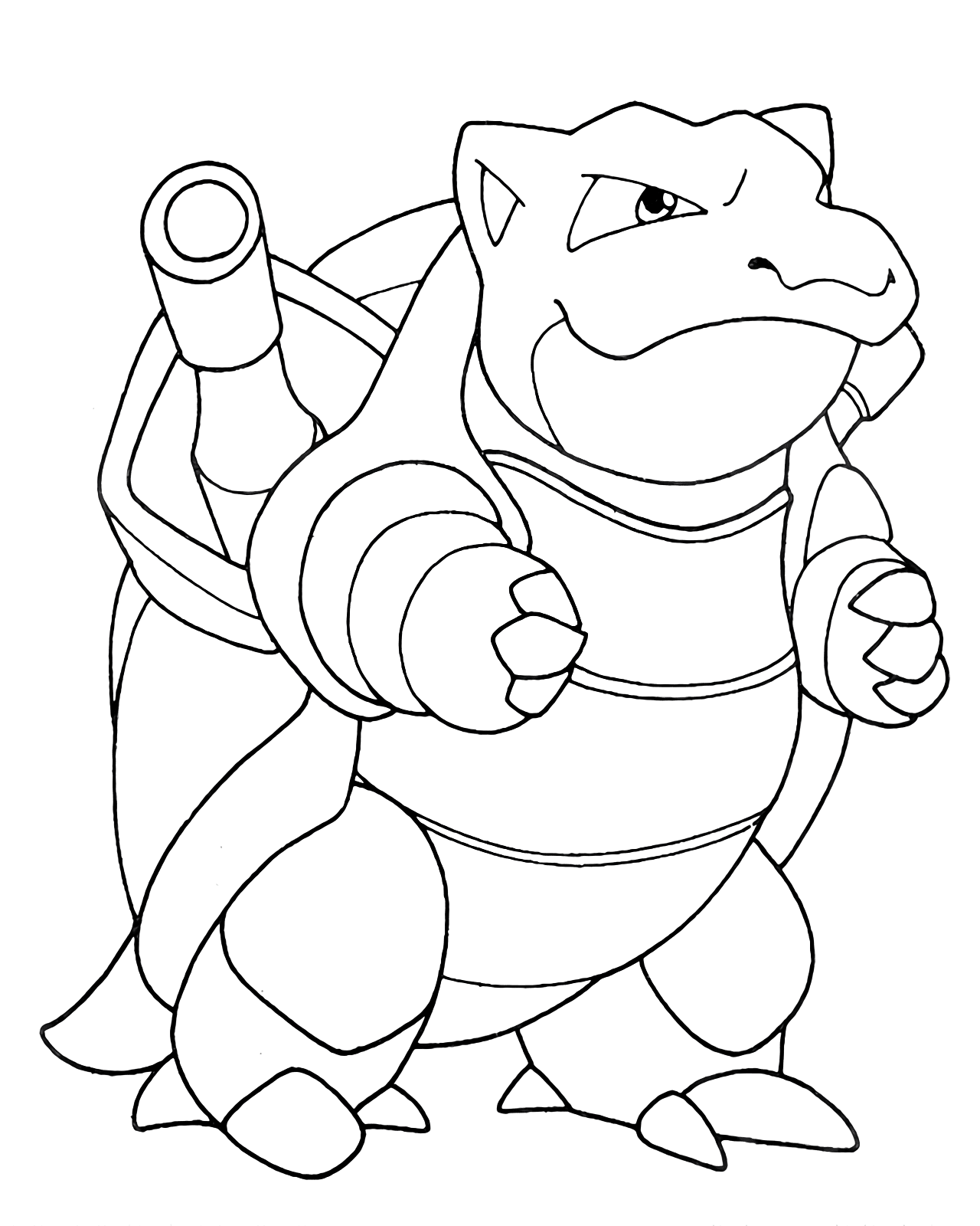 50 Blastoise Pokemon Coloring Pages That Will Blow Your Mind 12