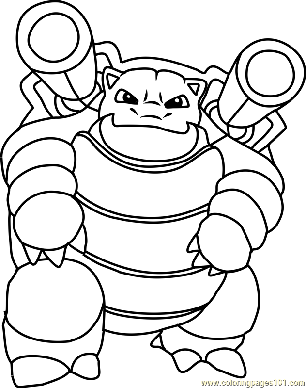 50 Blastoise Pokemon Coloring Pages That Will Blow Your Mind 14