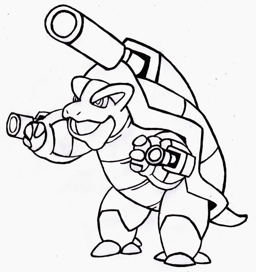 50 Blastoise Pokemon Coloring Pages That Will Blow Your Mind 16