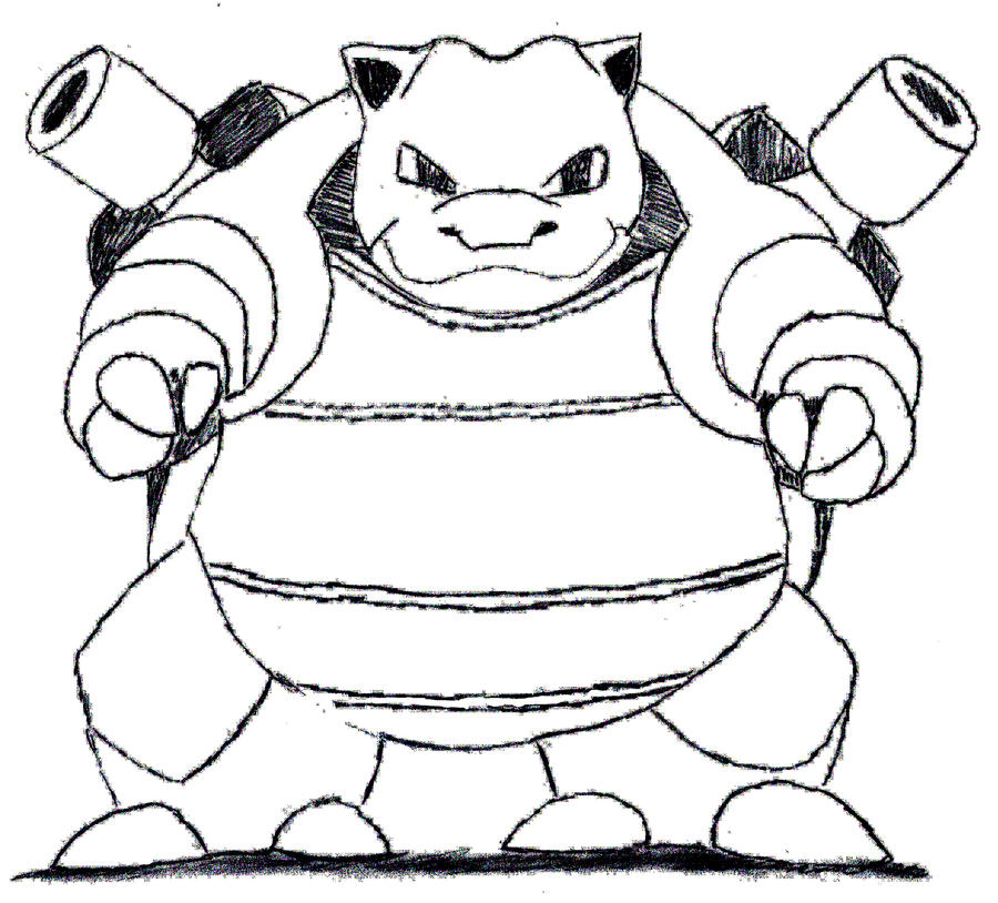 50 Blastoise Pokemon Coloring Pages That Will Blow Your Mind 18