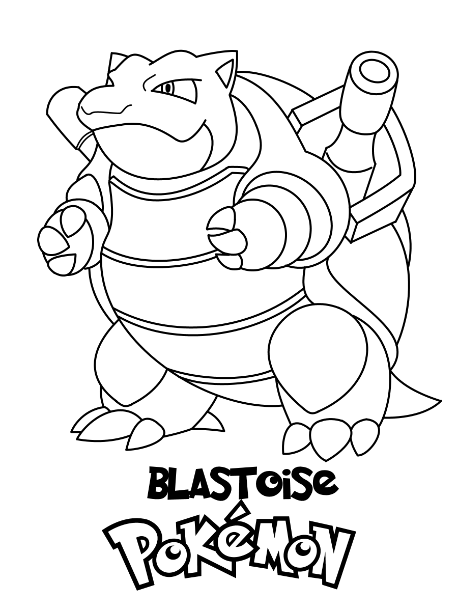 50 Blastoise Pokemon Coloring Pages That Will Blow Your Mind 21