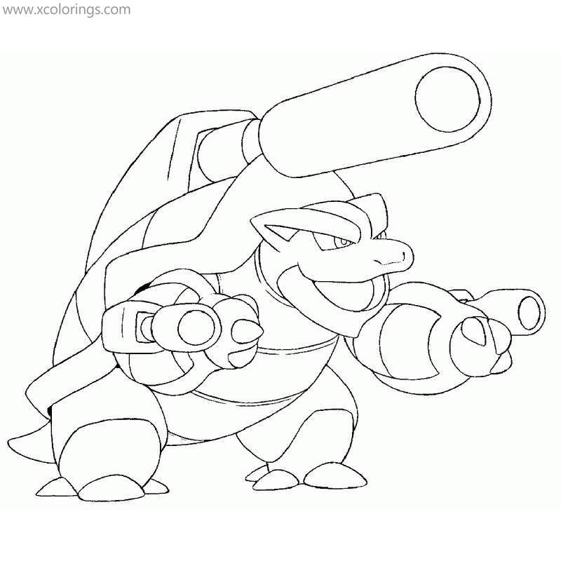 50 Blastoise Pokemon Coloring Pages That Will Blow Your Mind 23