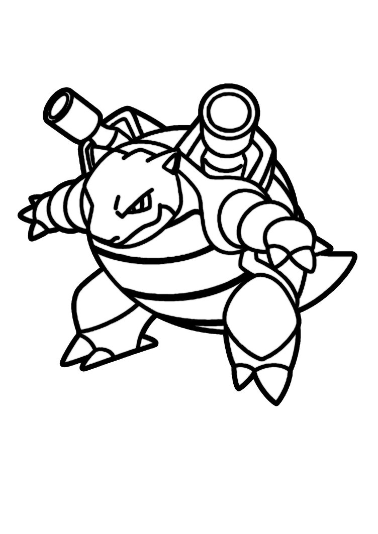 50 Blastoise Pokemon Coloring Pages That Will Blow Your Mind 27