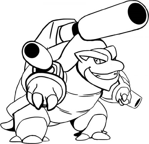 50 Blastoise Pokemon Coloring Pages That Will Blow Your Mind 28