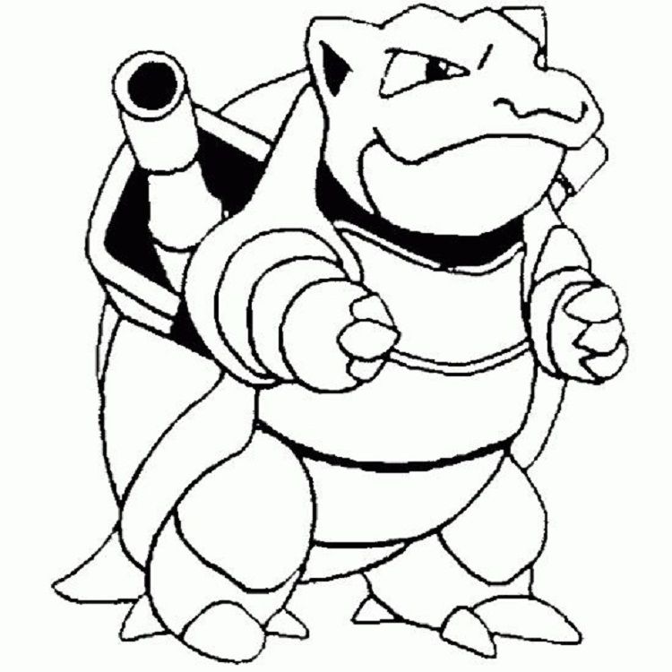 50 Blastoise Pokemon Coloring Pages That Will Blow Your Mind 29