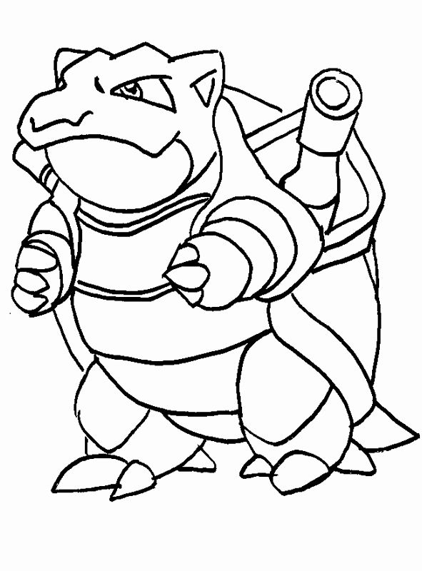 50 Blastoise Pokemon Coloring Pages That Will Blow Your Mind 3