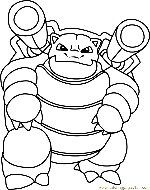 50 Blastoise Pokemon Coloring Pages That Will Blow Your Mind 35