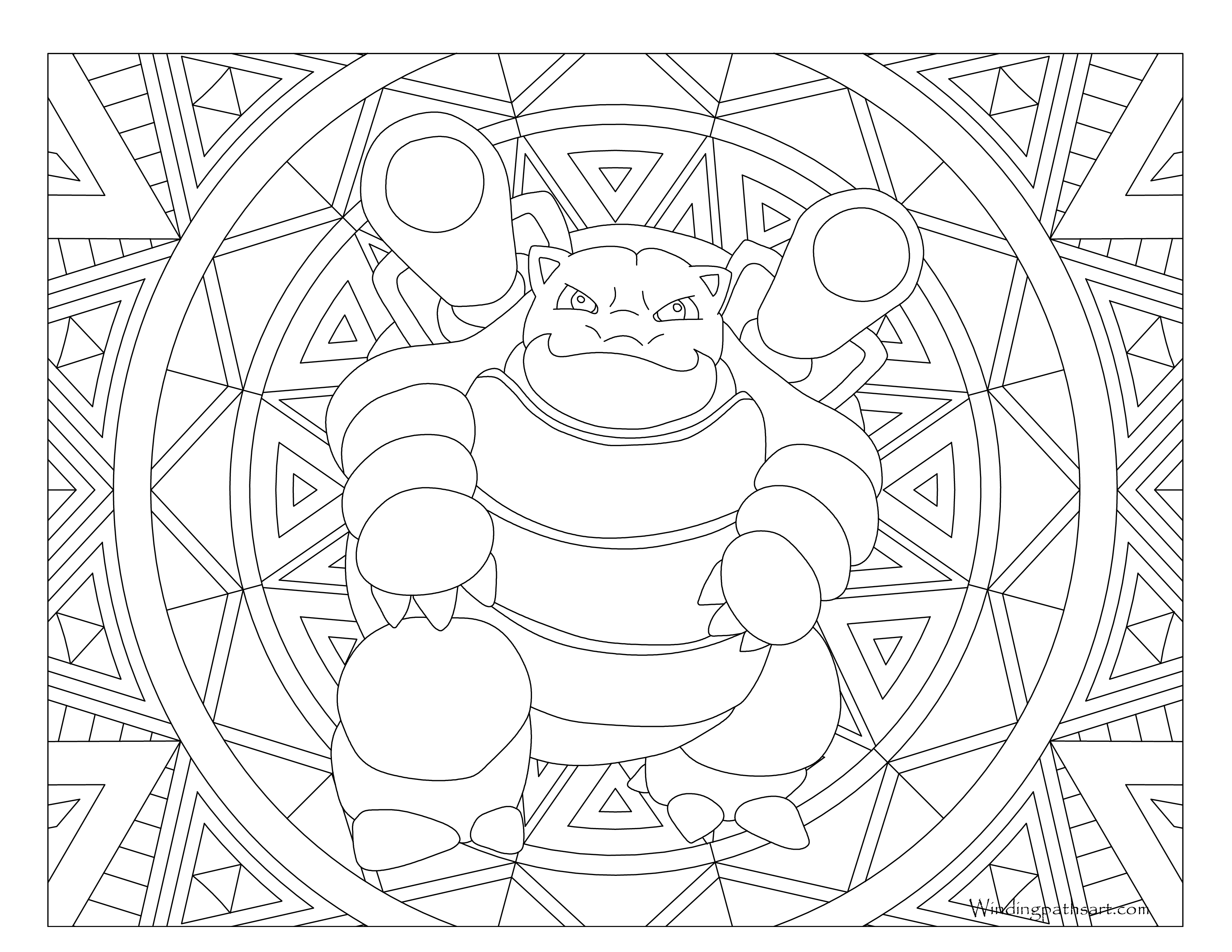 50 Blastoise Pokemon Coloring Pages That Will Blow Your Mind 36