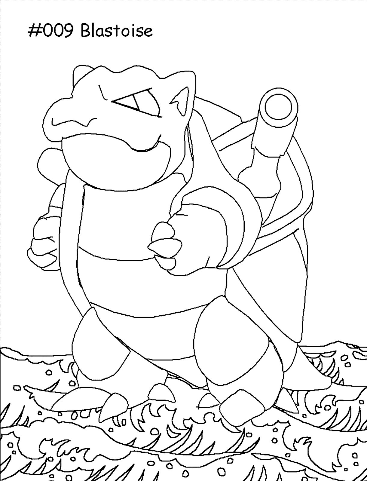 50 Blastoise Pokemon Coloring Pages That Will Blow Your Mind 37