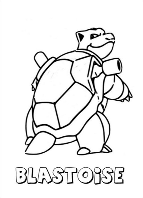 50 Blastoise Pokemon Coloring Pages That Will Blow Your Mind 44