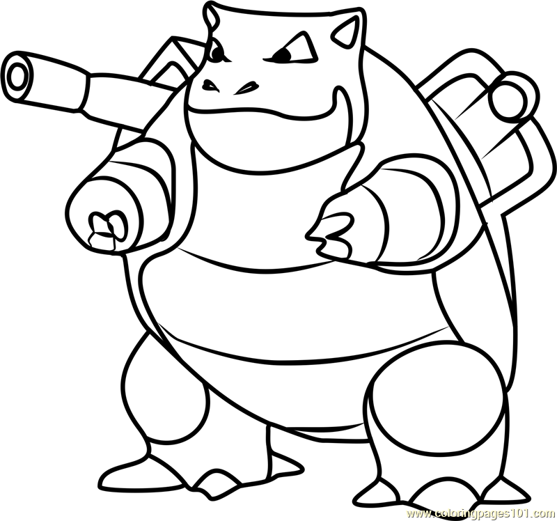 50 Blastoise Pokemon Coloring Pages That Will Blow Your Mind 47