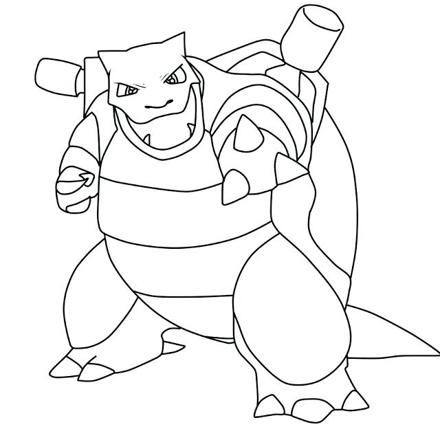 50 Blastoise Pokemon Coloring Pages That Will Blow Your Mind 5