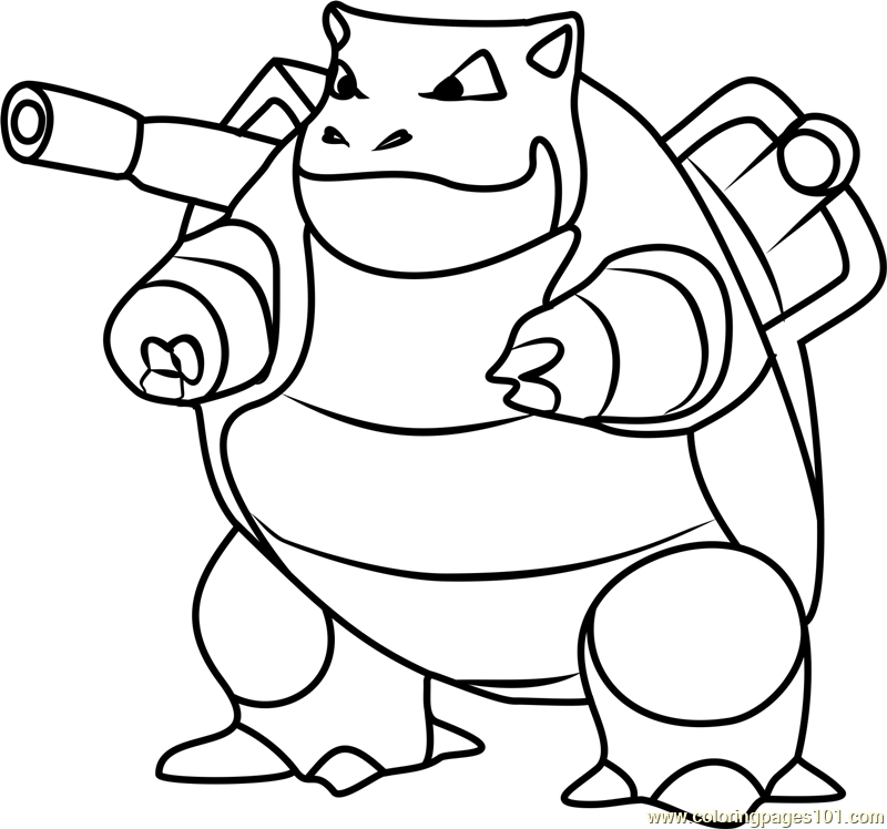 50 Blastoise Pokemon Coloring Pages That Will Blow Your Mind 50