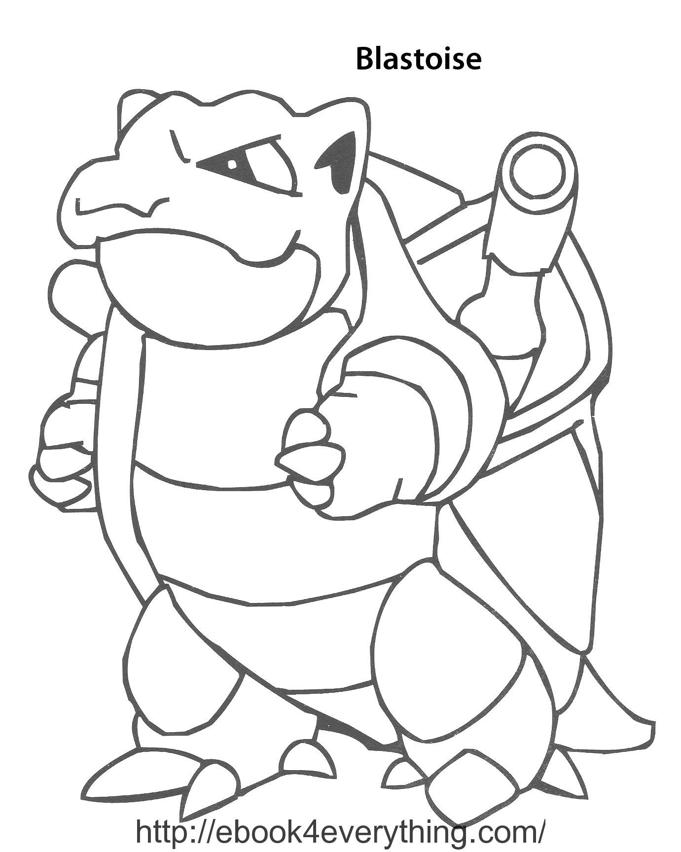 50 Blastoise Pokemon Coloring Pages That Will Blow Your Mind 51