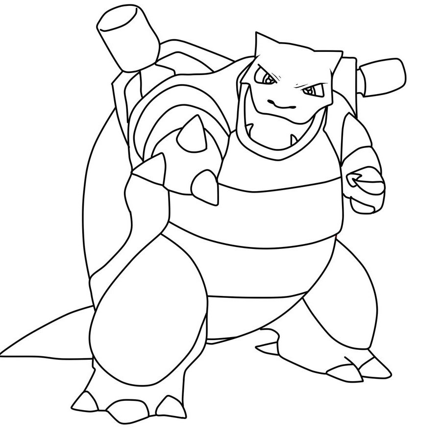 50 Blastoise Pokemon Coloring Pages That Will Blow Your Mind 52