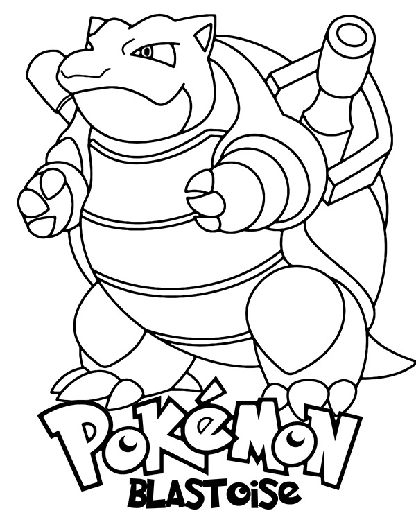 50 Blastoise Pokemon Coloring Pages That Will Blow Your Mind 53