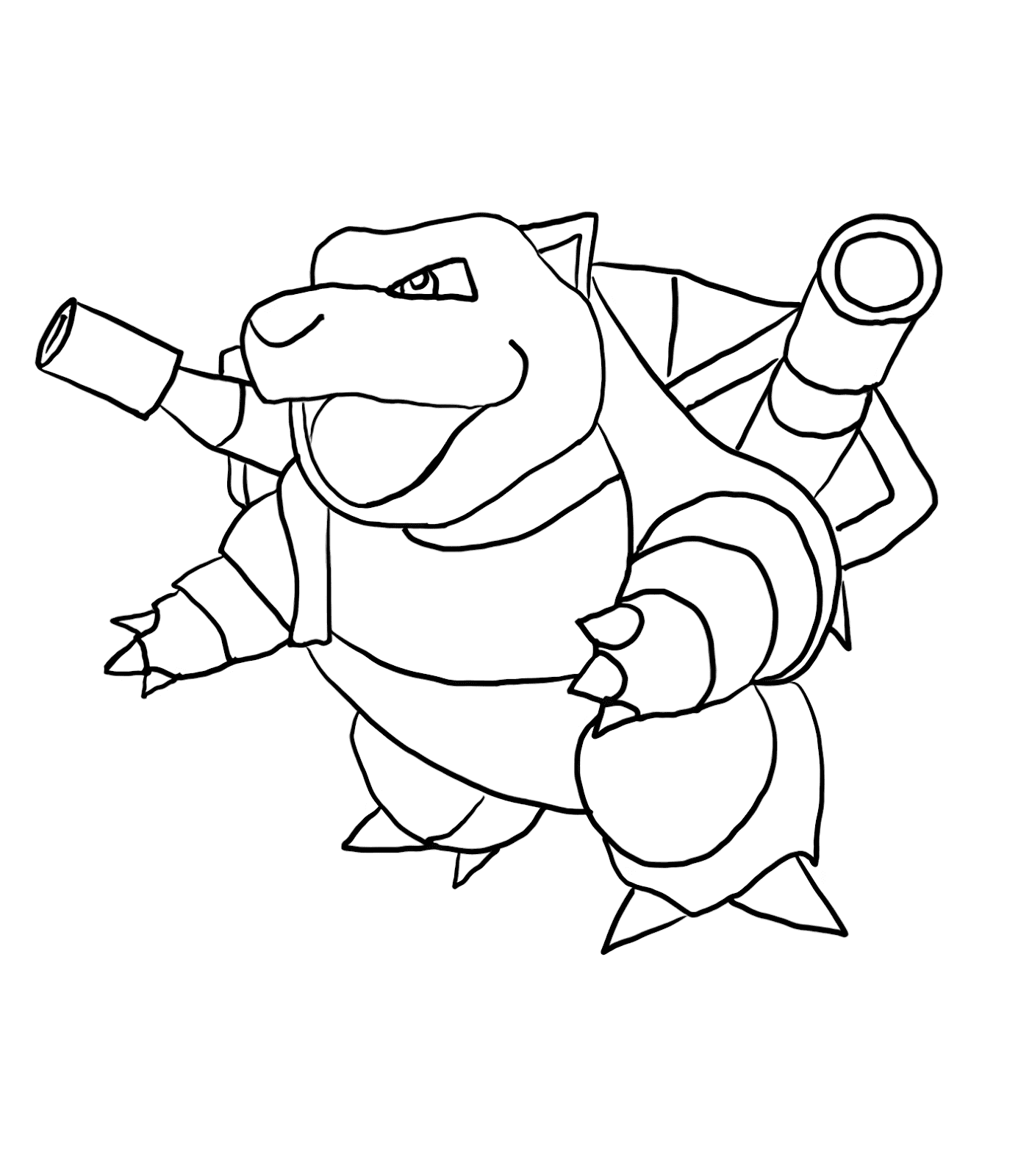 50 Blastoise Pokemon Coloring Pages That Will Blow Your Mind 54