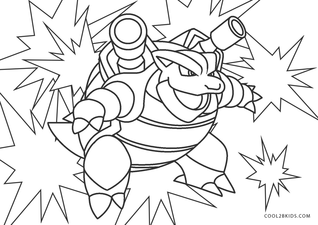 50 Blastoise Pokemon Coloring Pages That Will Blow Your Mind 55