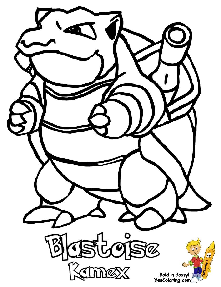 50 Blastoise Pokemon Coloring Pages That Will Blow Your Mind 60