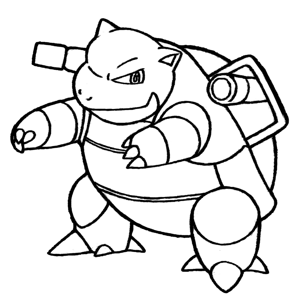 50 Blastoise Pokemon Coloring Pages That Will Blow Your Mind 61