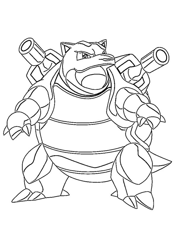 50 Blastoise Pokemon Coloring Pages That Will Blow Your Mind 63