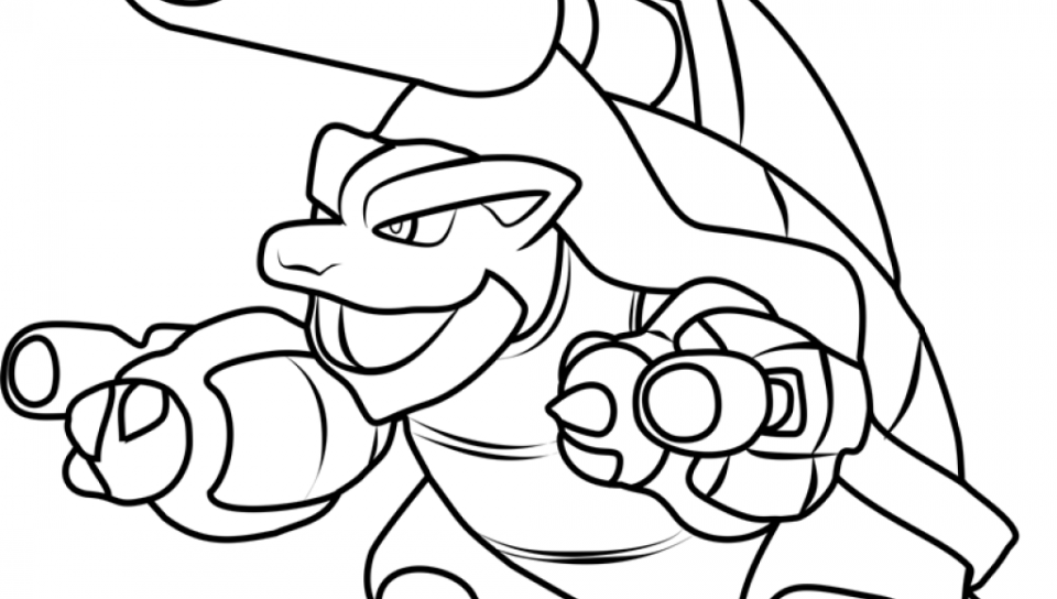 50 Blastoise Pokemon Coloring Pages That Will Blow Your Mind 70