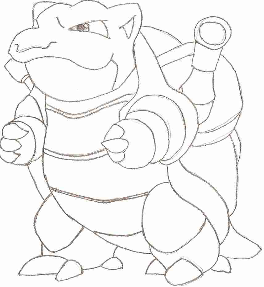 50 Blastoise Pokemon Coloring Pages That Will Blow Your Mind 75