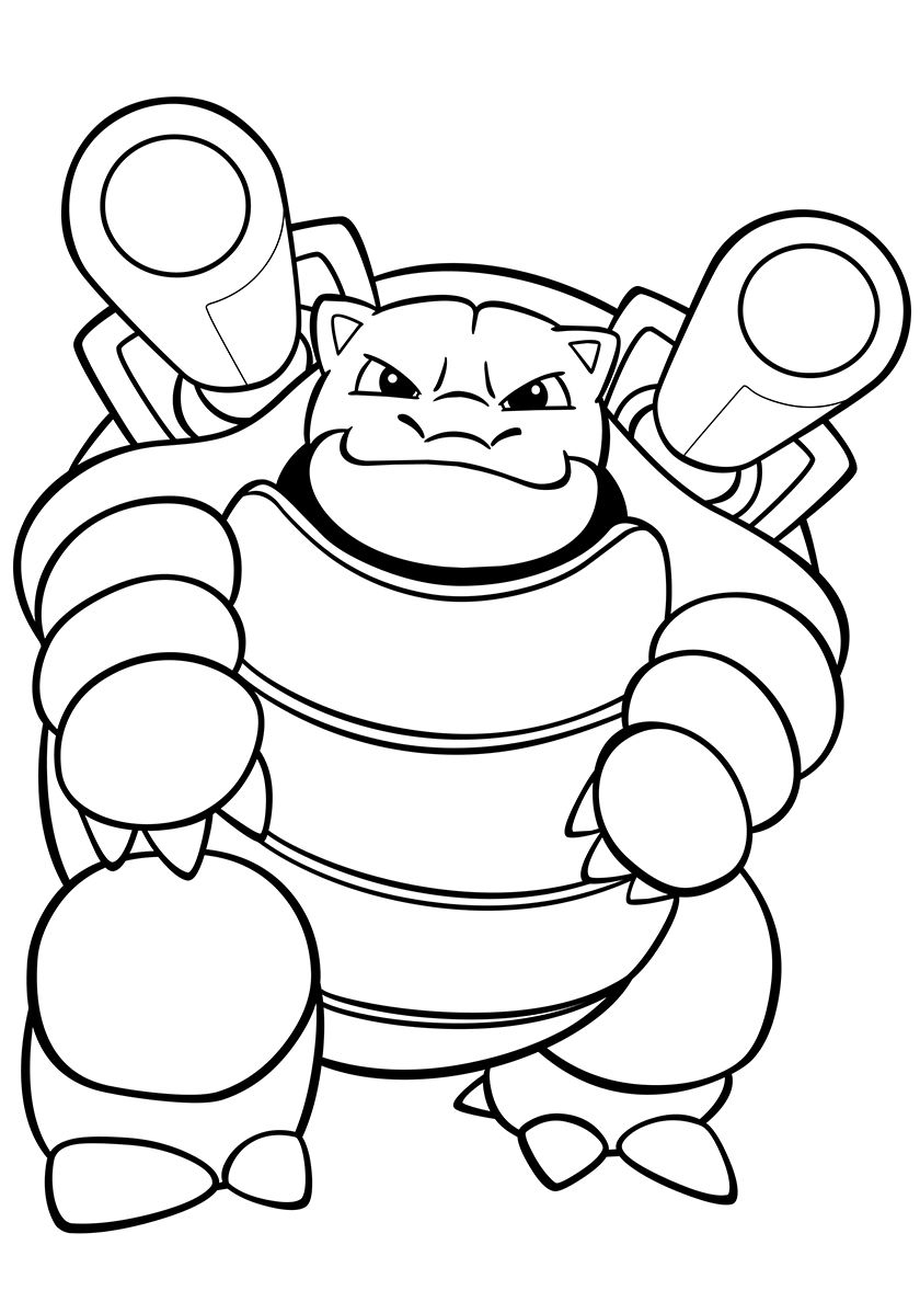 50 Blastoise Pokemon Coloring Pages That Will Blow Your Mind 77