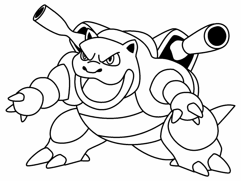 50 Blastoise Pokemon Coloring Pages That Will Blow Your Mind 80