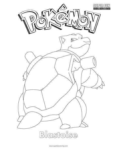 50 Blastoise Pokemon Coloring Pages That Will Blow Your Mind 85