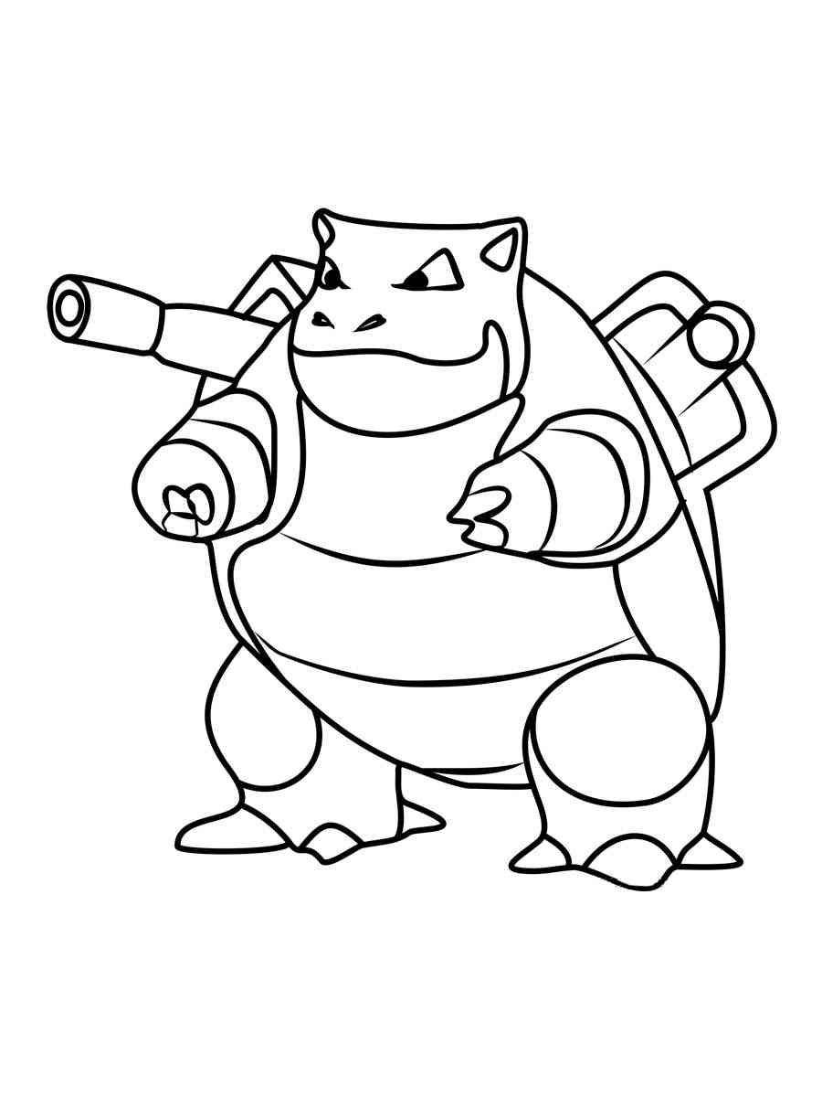 50 Blastoise Pokemon Coloring Pages That Will Blow Your Mind 9