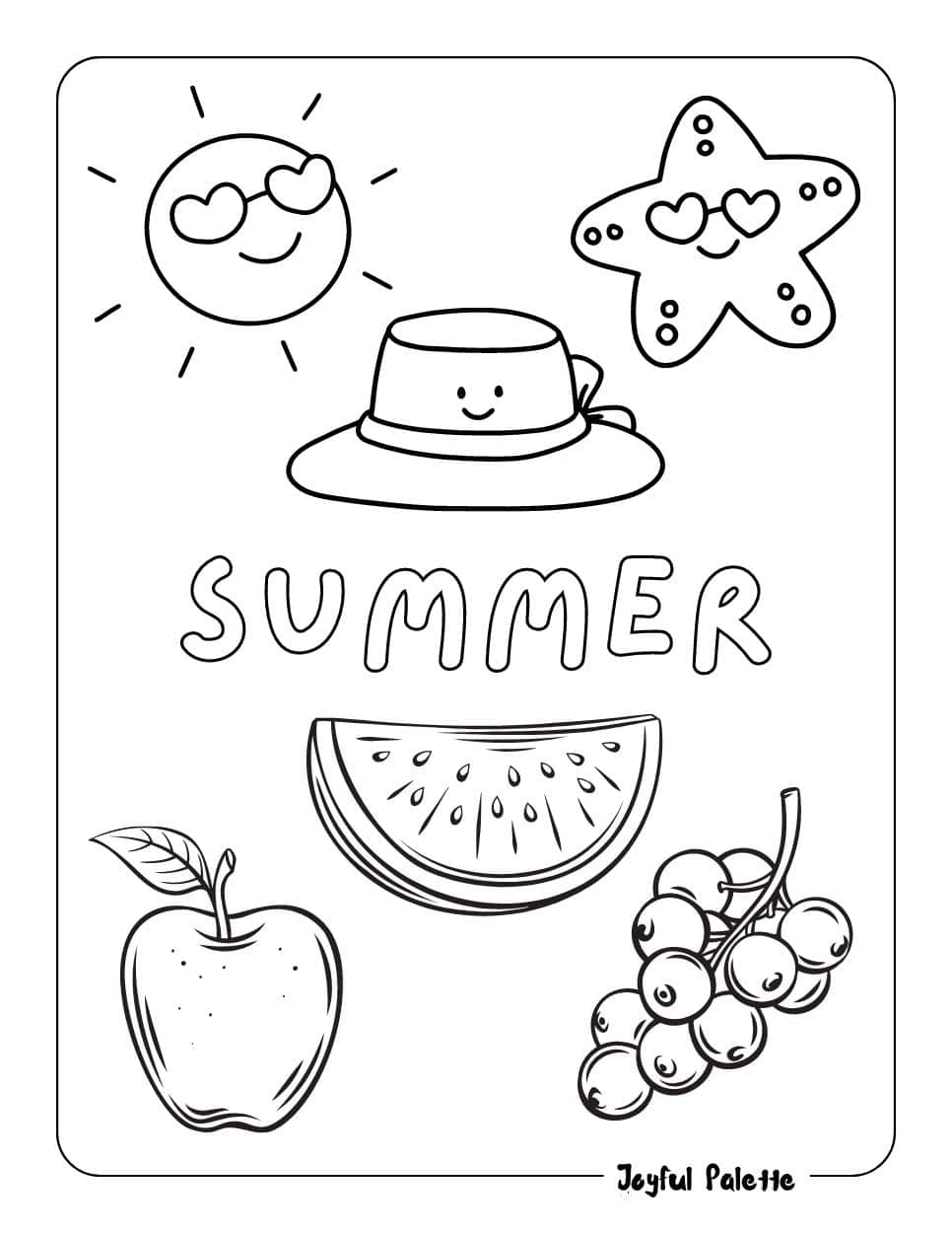 65+ Joy Coloring Page for Kids 186