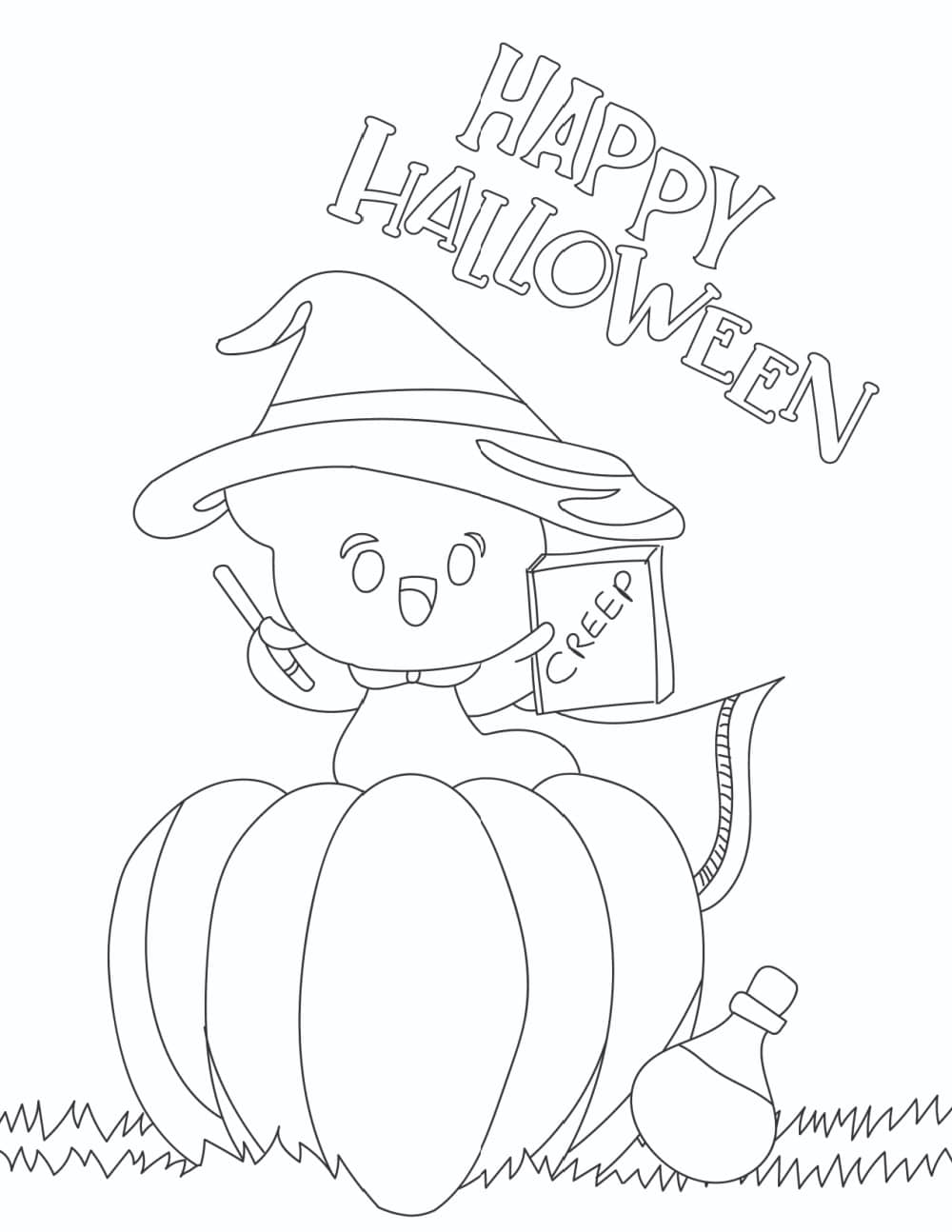 65+ Joy Coloring Page for Kids 25