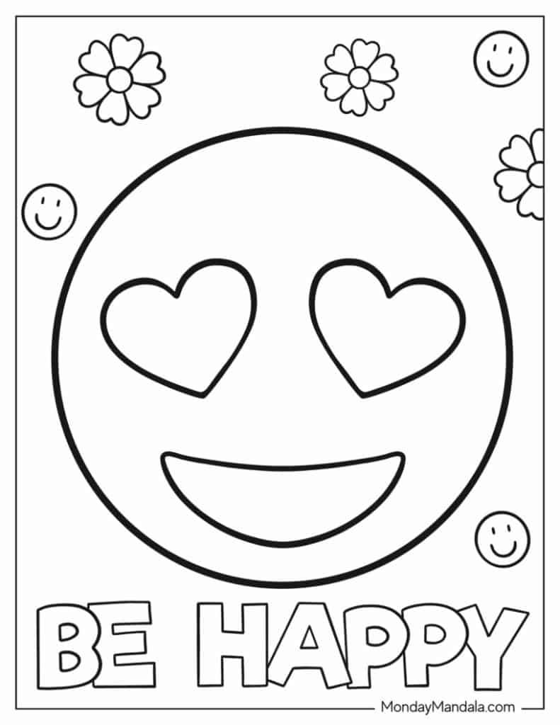 65+ Joy Coloring Page for Kids 64