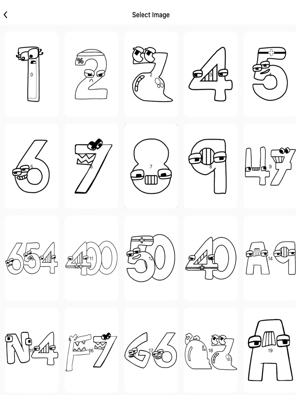 Alphabet Lore Coloring Pages A-Z 105