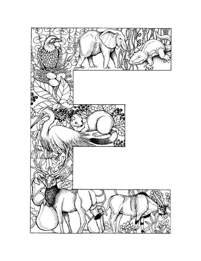 Alphabet Lore Coloring Pages A-Z 112