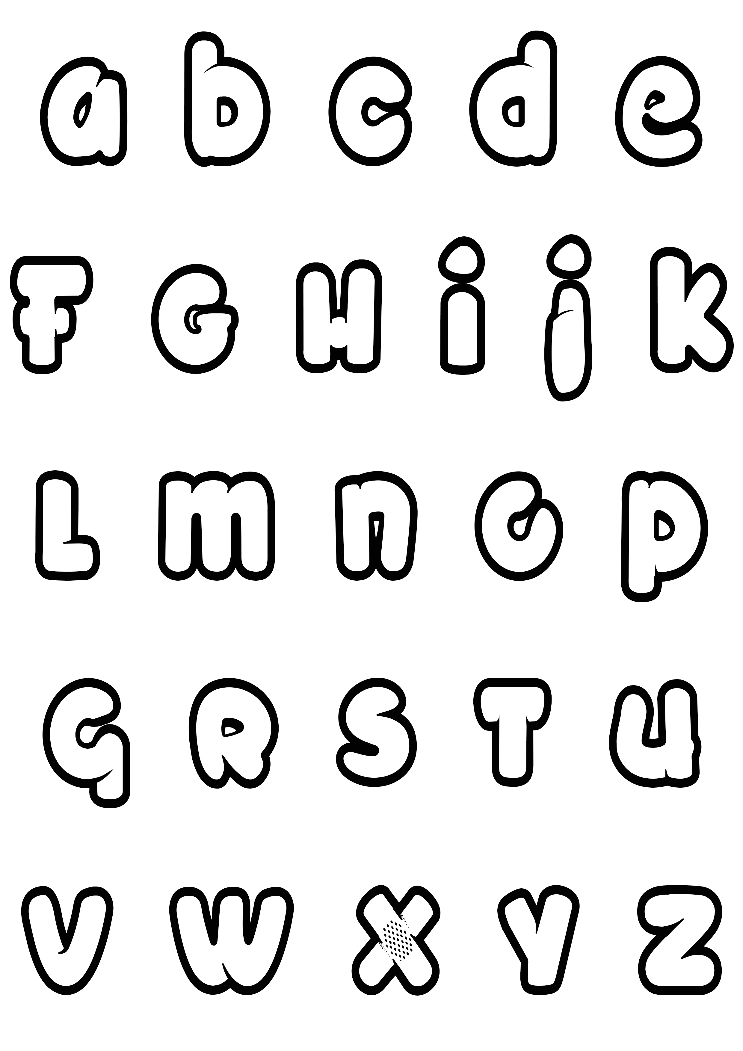 Alphabet Lore Coloring Pages A-Z 122