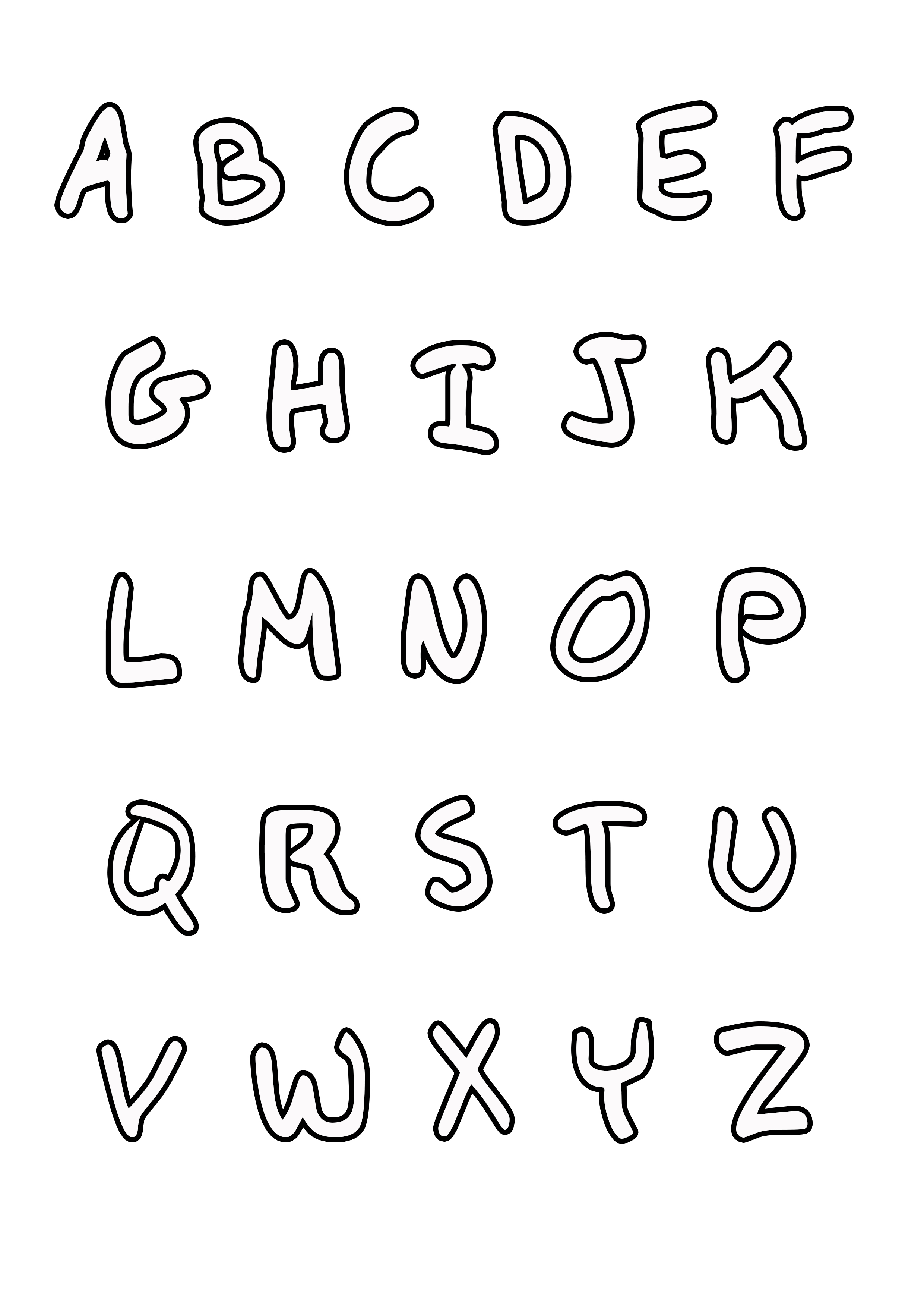 Alphabet Lore Coloring Pages A-Z 35