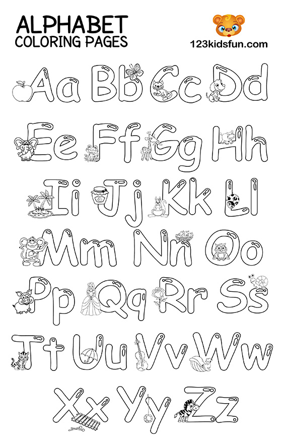 Alphabet Lore Coloring Pages A-Z 44